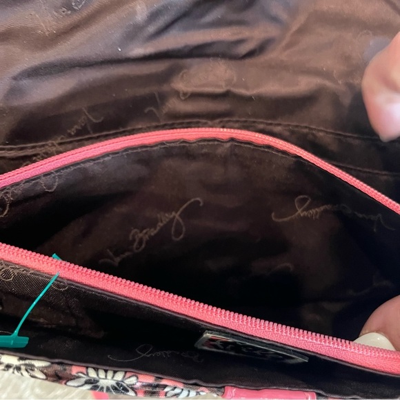 VERA BRADLEY Frill pink multicolor shoulder, crossbody bag, handbag, pur… - Picture 6 of 9